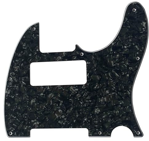 Passend für Fender Esquire 8-Loch-Telecaster P90 Gitarren-Schlagbrett (4-lagig, Black Pearl)