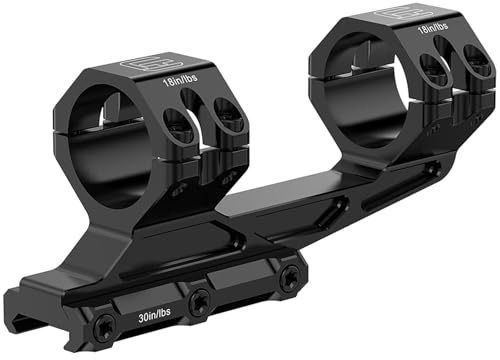 WestHunter Optics Montage Monobloc Déporté de Précision pour Lunette de Visée, Rail Picatinny 21 mm