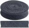 AERZETIX - Gefaltetes Schrägband Klebeband 4,5 m x 15 mm - aus Baumwolle - Farbe Jeanblau - für manuelle und dekorative Projekte: Textil, Bordüre, Saum, Nähen, DIY, Kreationen, Kurzwaren