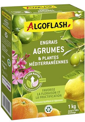Algoflash Engrais Agrumes et Plantes Méditerranéennes, Action rapide - 1 Kg