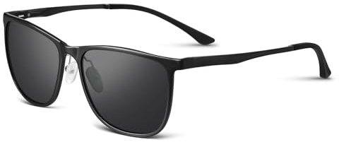 Glapeame Sonnenbrille Herren polarisiert UV400 Schutz Rechteckig Sonnenbrillen Klassisch Unisex sunglasses men für Fahren Golf Angeln,39A01