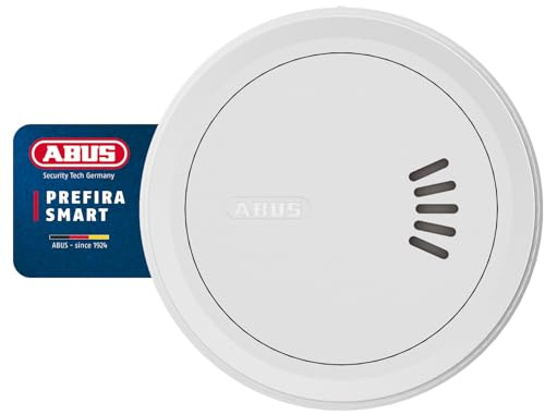 ABUS Rilevatore di Fumo Prefira Smart - Matter, Antincendio Smart Home