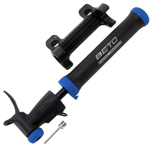 Beto Double Shot Mini Fahrradpumpe Ballpumpe Schwarz