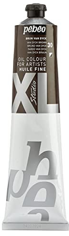 Pébéo - Huile Fine XL 200 ML - Peinture à l’Huile Brun Van Dyck – Peinture à l’Huile Pébéo - Brun Van Dyck 200 ml