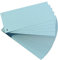 Exacompta Original Falken 100er Pack Karton-Trennstreifen. Made in Germany. 10,5 x 24 cm blau Trennlaschen Trennblätter Ordner Register Blauer Engel