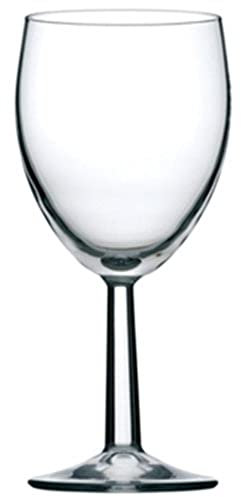 Utopia Saxon Wine Glass Goblets 340 ml/12 oz (Pack of 48), Clear - CE Marked at 125 ml, 175 ml and 250 ml, Large Pack of Wine Glasses, DL214