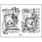 Viva Decor®️ Clear-Stamps (Schriftrolle Merry Christmas) Silikon Stempel - Prägung Stempel - DIY Dekoration stanzen - Stempel Silikon - DIY Stamp - Stempel Prägung - Made in Germany