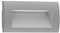 ledscom.de LED Wandeinbauleuchte ZIBAL, Downlight für außen, IP65, grau matt, 140 x 70mm, 3,3 W, 223lm, kaltweiß, Treppenlicht, Wand LED, Treppenbeleuchtung, Wandeinbauleuchte, Wandeinbaulampe