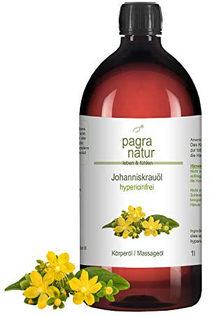 pagra natur Massageöl - Johanniskrautöl hypericinfrei 1 l