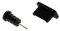 OTB Staubschutzstöpsel, USB 3.1 Typ-C, 3,5-mm-Stecker – Schwarz