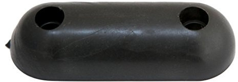 Merriway BH04470 (4 Pcs) Toilet WC Seat Buffer 60 x 22 x 12mm Black - Pack of 4 Pieces