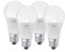 4 x LEDVANCE Smarte LED-Lampe mit Bluetooth Mesh Technologie, Sockel E27, Dimmbar, Warmweiß (2700K), ersetzt Glühbirnen mit 60W, steuerbar mit Alexa, Google und Apple Voice