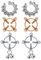 JFORYOU Fake Non-Pierced Brustwarzenpiercing Shield Screw Einstellbarer Kreis Nickelfrei Chirurgenstahl Non Piercing Körper Schmuck 3 Paar