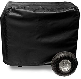 Generator Abdeckung Stromerzeugerabdeckung Wasserdicht Zubehör Lagerung Staubdicht für Outdoor Tragbarer Generator 64x61x54cm Schwarz