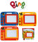 ODS - Bing Lavagna Magnetica Scrivi e Cancella, Lavagnetta Cancellabile Penna, Formine e Cancellino, 21,5 x 16,6 cm, Età Consigliata +3 Anni