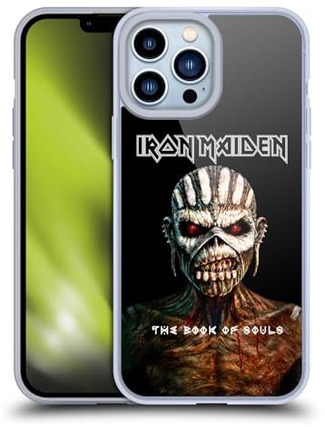 Head Case Designs Licenciado Oficialmente Iron Maiden El Libro De Las Almas Portadas de Álbumes Carcasa de Gel de Silicona Compatible con Apple iPhone 13 Pro MAX