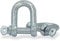 CHILO ® - Schäkel - super stabil - D-Ring Schäkelim Sparset [viele Größen] für Takelage, Kordeln und Seile (2, 10mm)