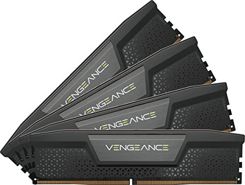 Corsair VENGEANCE DDR5 RAM 64GB (4x16GB) 6600MHz CL32 Intel XMP iCUE Kompatibel Computer Speicher - Schwarz (CMK64GX5M4B6600C32)
