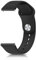 Amzpas 20mm 22mm Armband, Silikonarmband, Schnellverschluss Uhrenarmband, Weiches Silikon Sport Ersatzarmband für Damen Herren, Schwarz 20mm