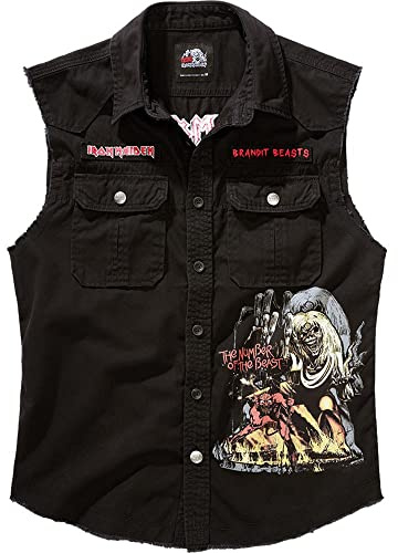 Brandit Maiden Vintage Shirt NOTB SL, color: black, size: 4XL