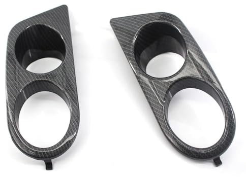 UNGOOR Nebelscheinwerfer Blende Abdeckung Frontstoßstange Lampengitter passend für BMW E46 M3 2 Door 1999-2006 Autozubehör Nebelscheinwerfer Zubehör.,C-1 Pair