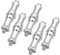5PCS 1/4 Inch To 3/8 Inch Metal Plug Converter Thread Screw Adapter Spigot Plug For Studio Light Stand, Hot Shoe/Cold Shoe Adapter, Ball Head, Wireless Flash Receiver