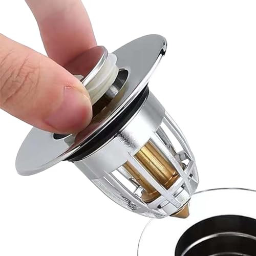 komsoup Tappo per Lavello, Tappo di Scarico, Tappo Lavandino Bagno Universale, Filtro Lavandino Bagno, Tappi Lavandino Bagno, Tappo per Lavandino Bagno per Vasca da Bagno, Cucina, lavabo