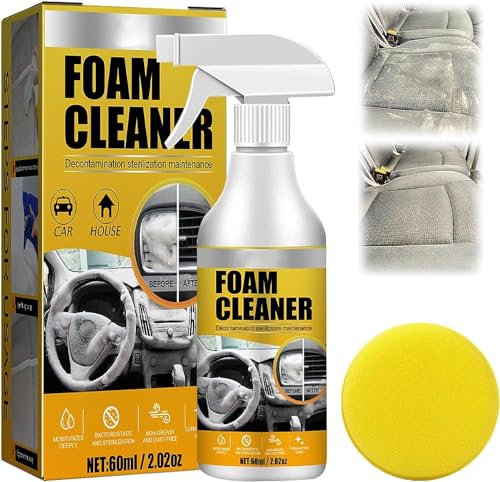 Detergente in schiuma per interni auto, detergente multifunzionale per auto, detergente in schiuma multiuso, detergente in schiuma per auto, detergente in schiuma per pulire tutte le superfici interne