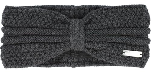 Eisglut Damen Stirnband Esmeraldal Merino Made in Germany, anthrazit