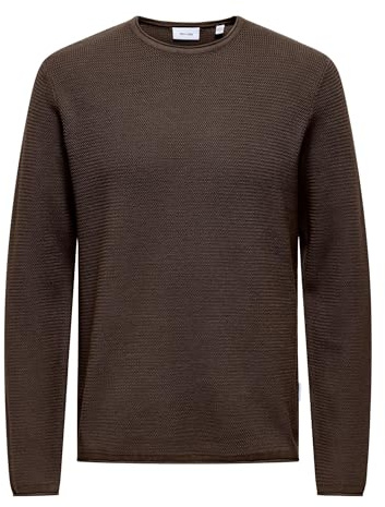 Only & Sons Herren Onseric Reg 12 Struc Crew Knit Noos Onseric Reg 12 Struc Crew Knit Noos (1er Pack)