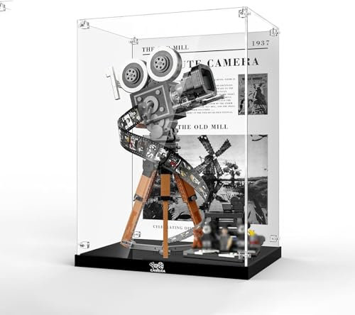 Acrylic Display Case for Lego 43230 Camera Model - Sturdy Protection for Your Collectible (Model Not Included)