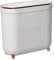 CUCUFA Poubelle de Salle de Bain, Poubelle de Cuisine de 3,2 gallons, Poubelle pour Chambre à Coucher, Poubelle Fine Blanche, Petite Poubelle de Salle de Bain