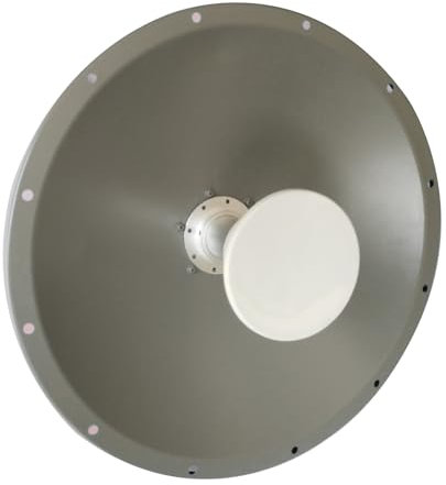 Antenne parabolique WiFi 5 GHz à gain élevé 2 x 24 dBi pour transmission de signal longue distance 5,8 g 2 x 2 MIMO 5150-5850 MHz