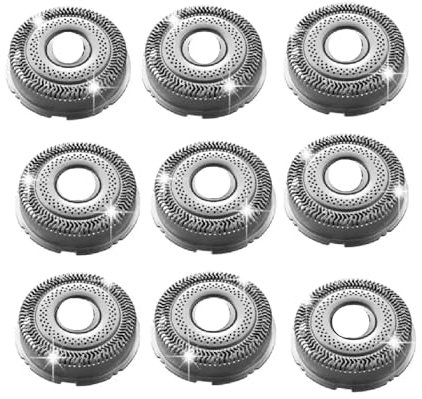 SH91 Ersatzkopfklinge passend for Philips Norelco Shaver Series S9000 & 9000 Prestige SP981X, SP9820, SP986X, SP9861, SP9863(9pcs set)
