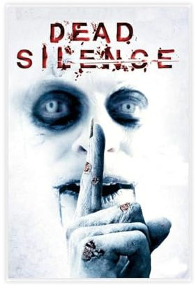 Poster Dead Silence, klassischer Thriller-Film, Vintage-Film, 6 Stück, ungerahmt, 60 x 90 cm