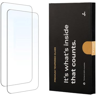 Snakehive Panzerglas Displayschutz für iPhone 17 Pro - Hochwertiger gebogener Handy-Displayschutz - Schlagschutz, splitterfrei, kratzfest, einfache blasenfreie Installation - 2er Pack