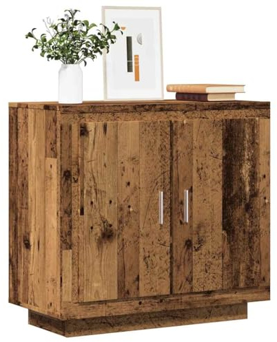 KTHLBRH Anrichte aus Sperrholz, Shabby-Chic, elegant, mit großem Stauraum und robuster Struktur aus Holz, 80 x 40 x 75 cm