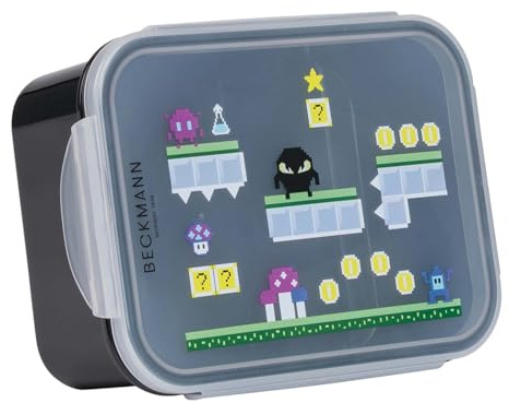 Beckmann Lunchbox Lunch Box Pixel schwarz