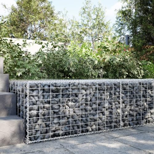Générique Panier Gabion avec Couvercle 100x100x50 cm Fer galvanisé,Jardinage, Pots & Cache-Pots,3295178