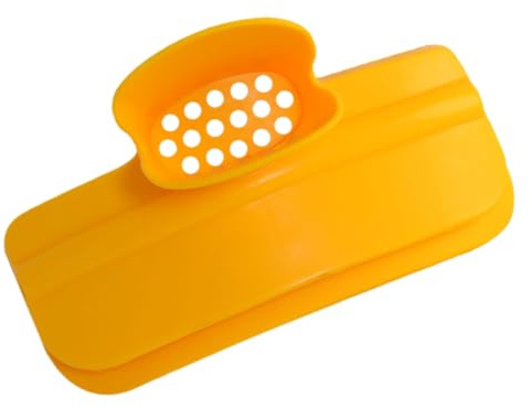 Toyvian Déflecteur de Bord pour Pot en Silicone Jaune, Entonnoir Réutilisable Anti-déversement pour Verser la Soupe Facilement Cuisine