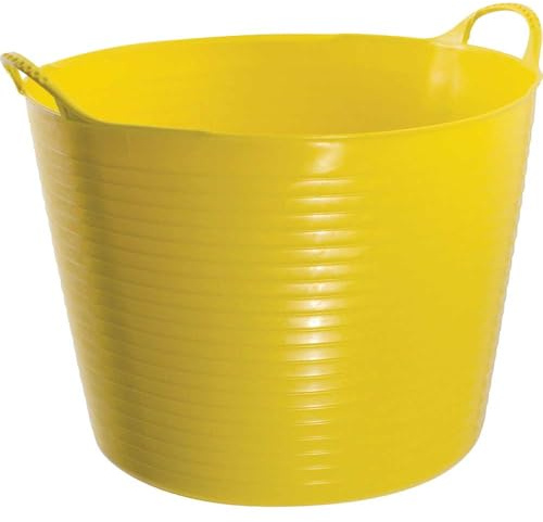 G/Rod Gorilla Tubs GORTUB42 Muck Buckets and Builders Tubs, Yellow, Large