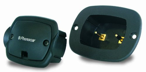 Phonocar 4/954 - Morsettiera a 2 poli dorati, da incasso, multicolore
