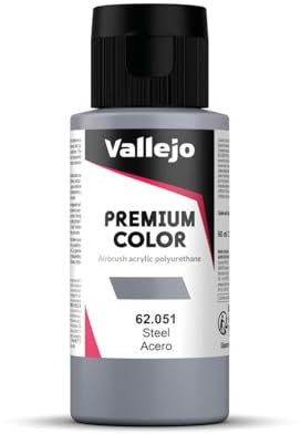 Vallejo Premium-Farbe, 60 ml stahl