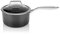 TECHEF OXPS Onyx Collection Stielkasserolle mit Glasdeckel, Teflon-Platin-Antihaftbeschichtung (PFOA-frei), Aluminium, Schwarz