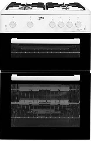 Beko KTG611W 60cm Double Cavity Gas Cooker White