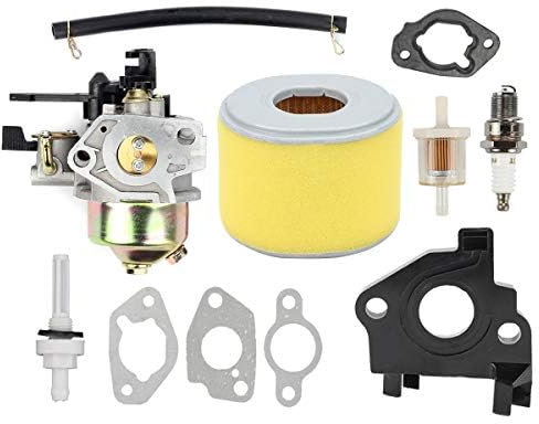 Hippotech Carburatore con Guarnizione Filtro Aria Candela Motore per Honda GX240 8.0HP GX270 9HP Sostituisce 16100-ZE2-W71