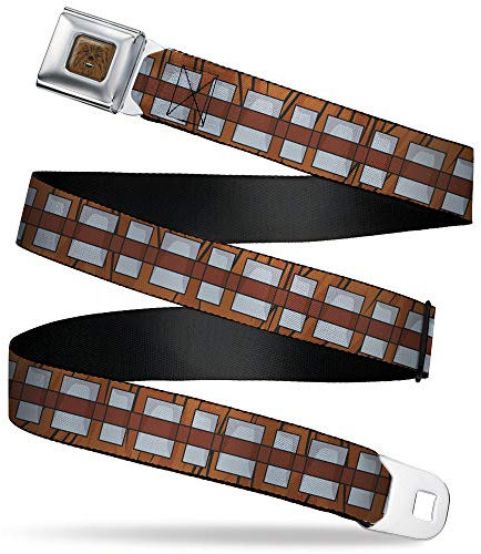 Buckle-Down Gurtschnalle Star Wars Chewbacca Bandolier Bounding Braun Grau 32 bis 52 Zoll