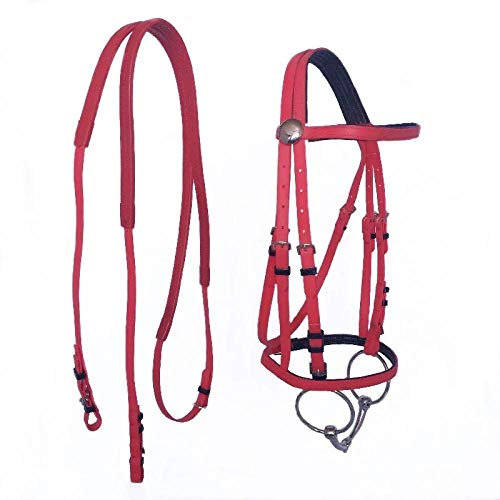 COCOCO Hochwertiges Pferdekopfhalsband Hängendes Pferd Reiten Zügel Reitausrüstung Hängender Hals PVC Reitzubehör-rot