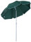 Outsunny Ombrellone da Spiaggia Ø2x2.3 m con Tettuccio Inclinabile, Ombrellone da Mare con 8 Stecche in Metallo e Poliestere, Verde Scuro