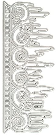 Kcibyvx Stanzschablone, Schnee Eiszapfen Metall Stanzformen Schablone DIY Scrapbooking Album Papierkartenvorlage Form Prägung Dekoration